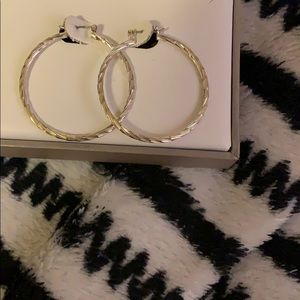 Silver Hoops